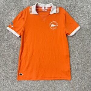 Lacoste Sport Polo Shirt Men S Orange‎ Miami Open 2026 Dry Performance V-Neck